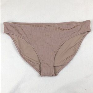 Aerie Taupe Shimmery Bikini Bottom Sz XXL (S2)